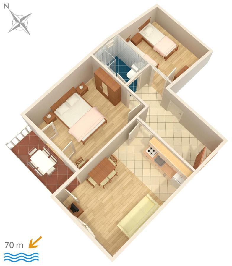 Apartments And Rooms By The Sea Cove Soline, Dugi Otok - 448 Veli Rat Esterno foto