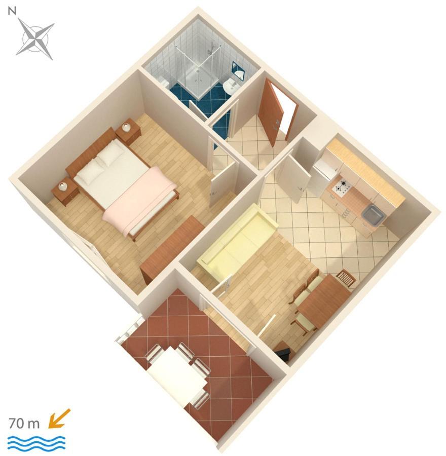 Apartments And Rooms By The Sea Cove Soline, Dugi Otok - 448 Veli Rat Esterno foto